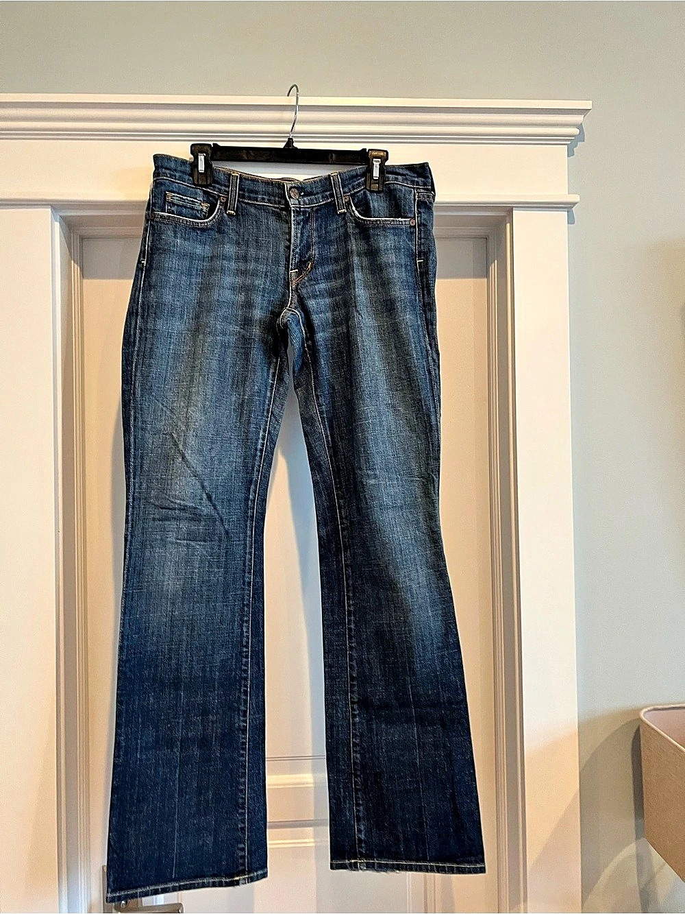 Citizen of Humanity Kelly #085 Low Rise Bootcut Blue Low Rise Bootcut Jeans Wais
